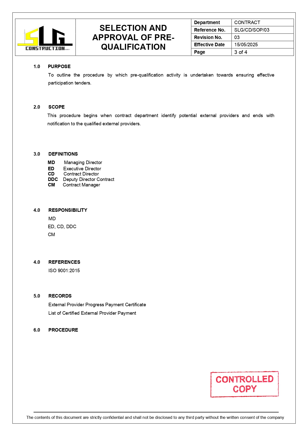 SLG-PRO-SOP Page 3